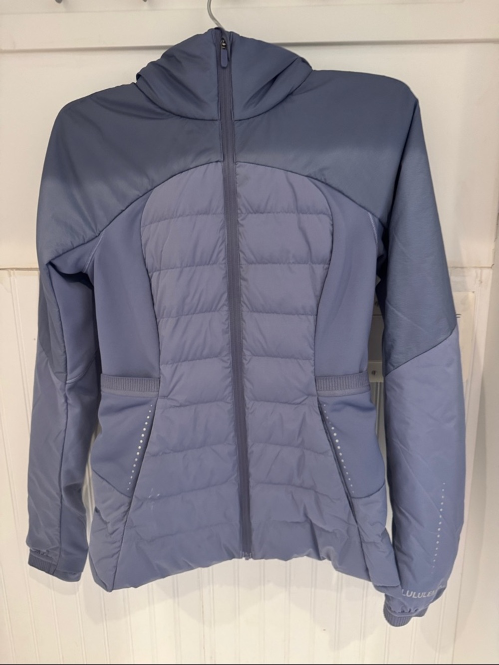 lululemon athletica Light Slate Blue Quilted Puffer Jacket